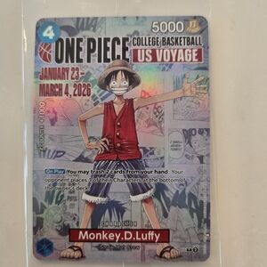 Onepiece Adventure Card with Red and Black Accents